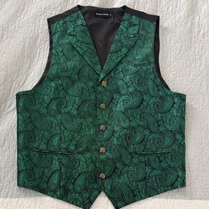 Green Paisley Men's Vest